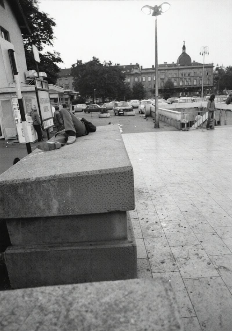 Glavni kolodvor i Starčevićev trg 1983. godine
